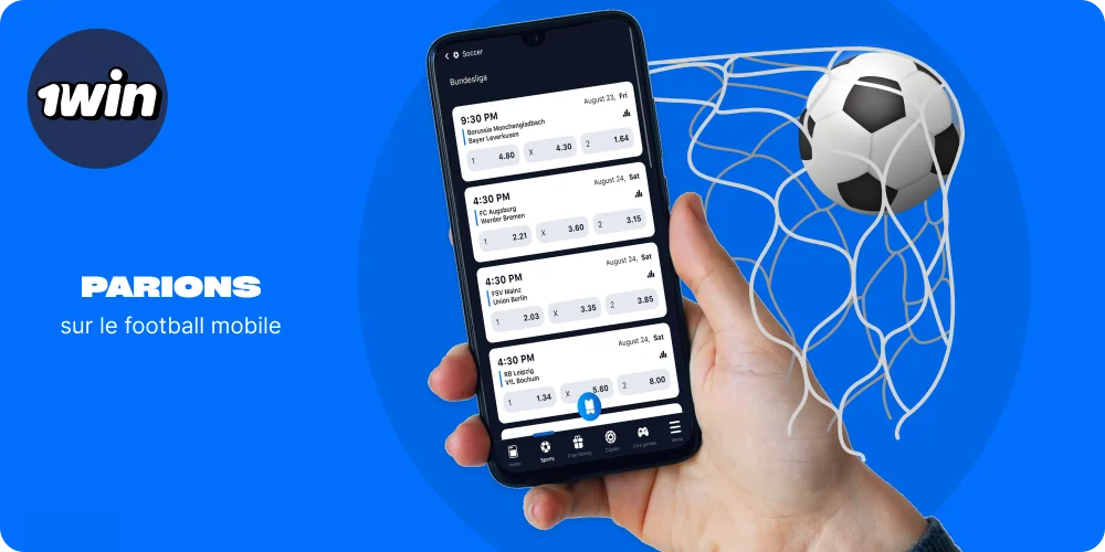 Les joueurs de Côte d'Ivoire peuvent utiliser l'application mobile 1win pour parier sur le football