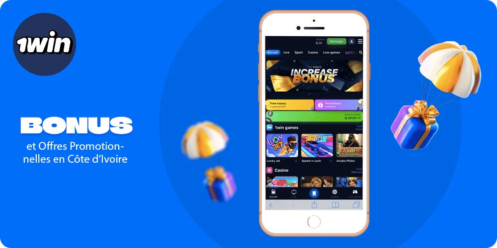 Informations sur les bonus 1win et les offres promotionnelles