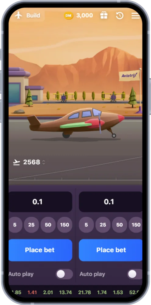 Les graphiques Aviatrix 1win sont faciles à utiliser pour les joueurs de Côte d'Ivoire