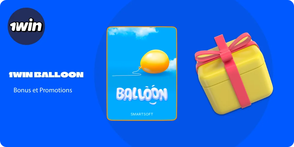 Pour les utilisateurs de 1win de Côte d'Ivoire, des bonus spéciaux sont prévus pour le jeu Balloon
