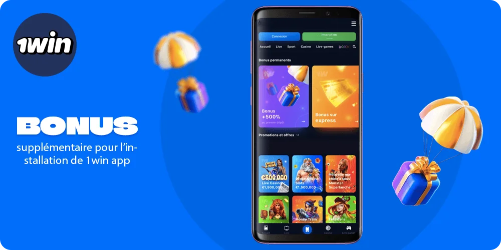 Brève information sur le bonus supplémentaire 1win