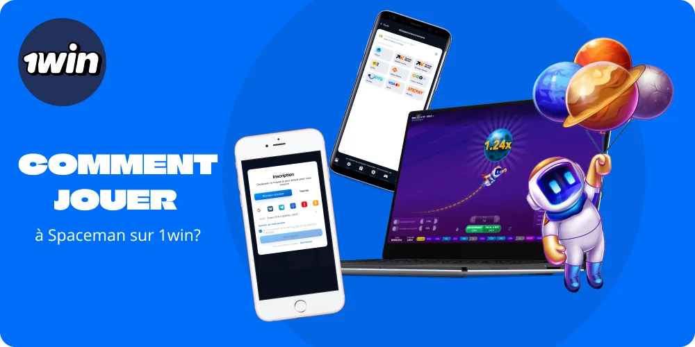 Pour jouer à 1win Spaceman en argent réel, les joueurs de Côte d'Ivoire doivent s'inscrire, recharger leur solde, sélectionner un jeu dans la section Casino et placer une mise