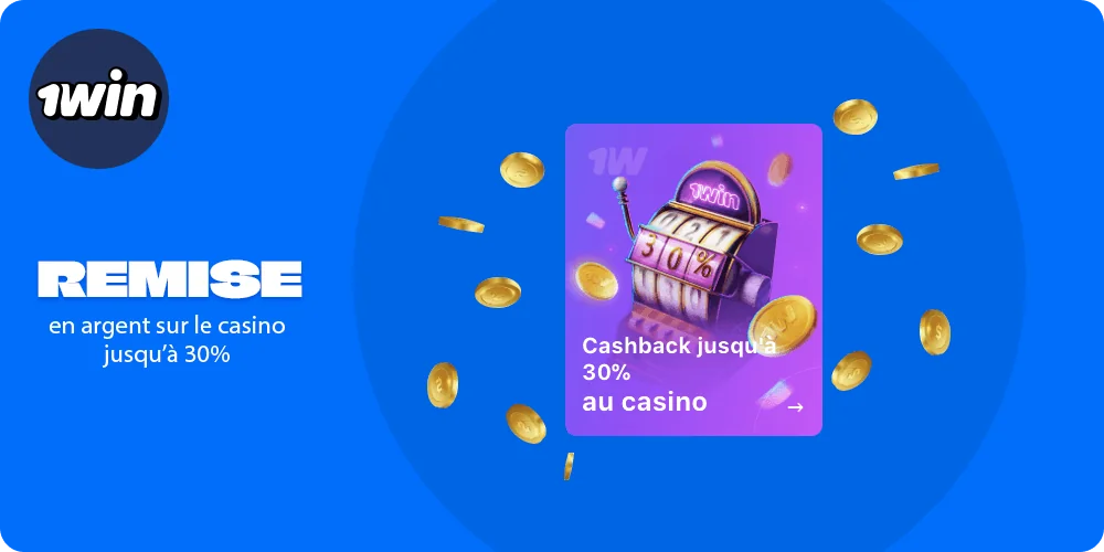 Description de 1win Casino Cashback